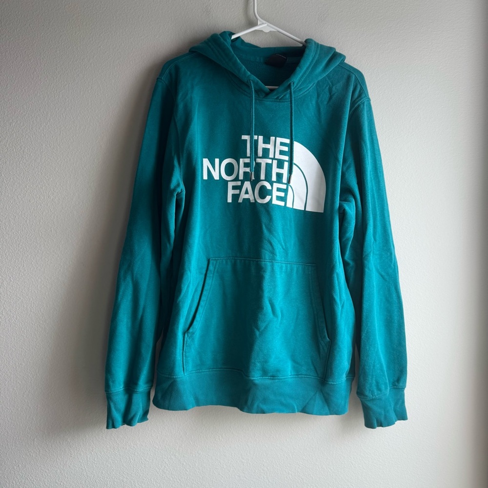 Men's The North Face Half Dome Hoodie Digital Steel/TNF White sz Large - Picture 2 of 5